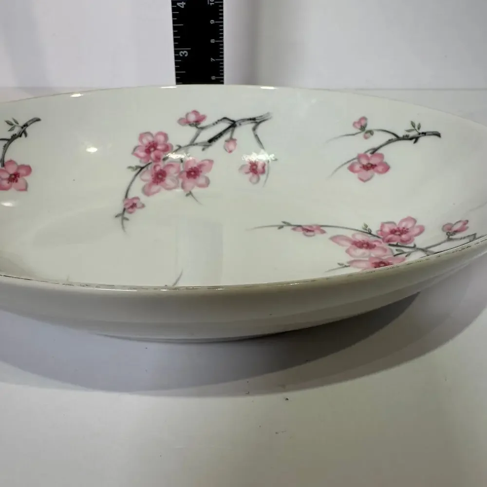 International China Cherry Blossom 8 piece set 6 dinner plates 2 serving pieces
